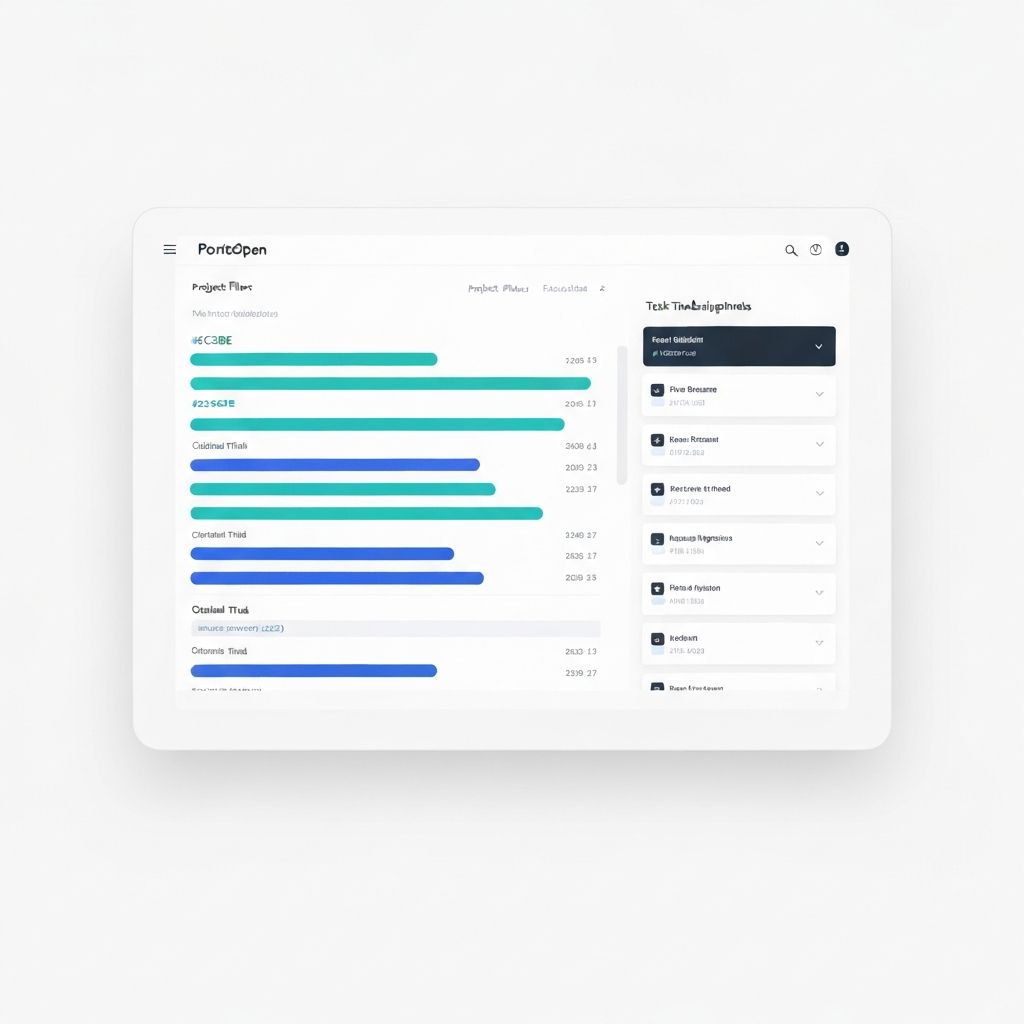 PonteOpen multi-party project visibility dashboard preview
